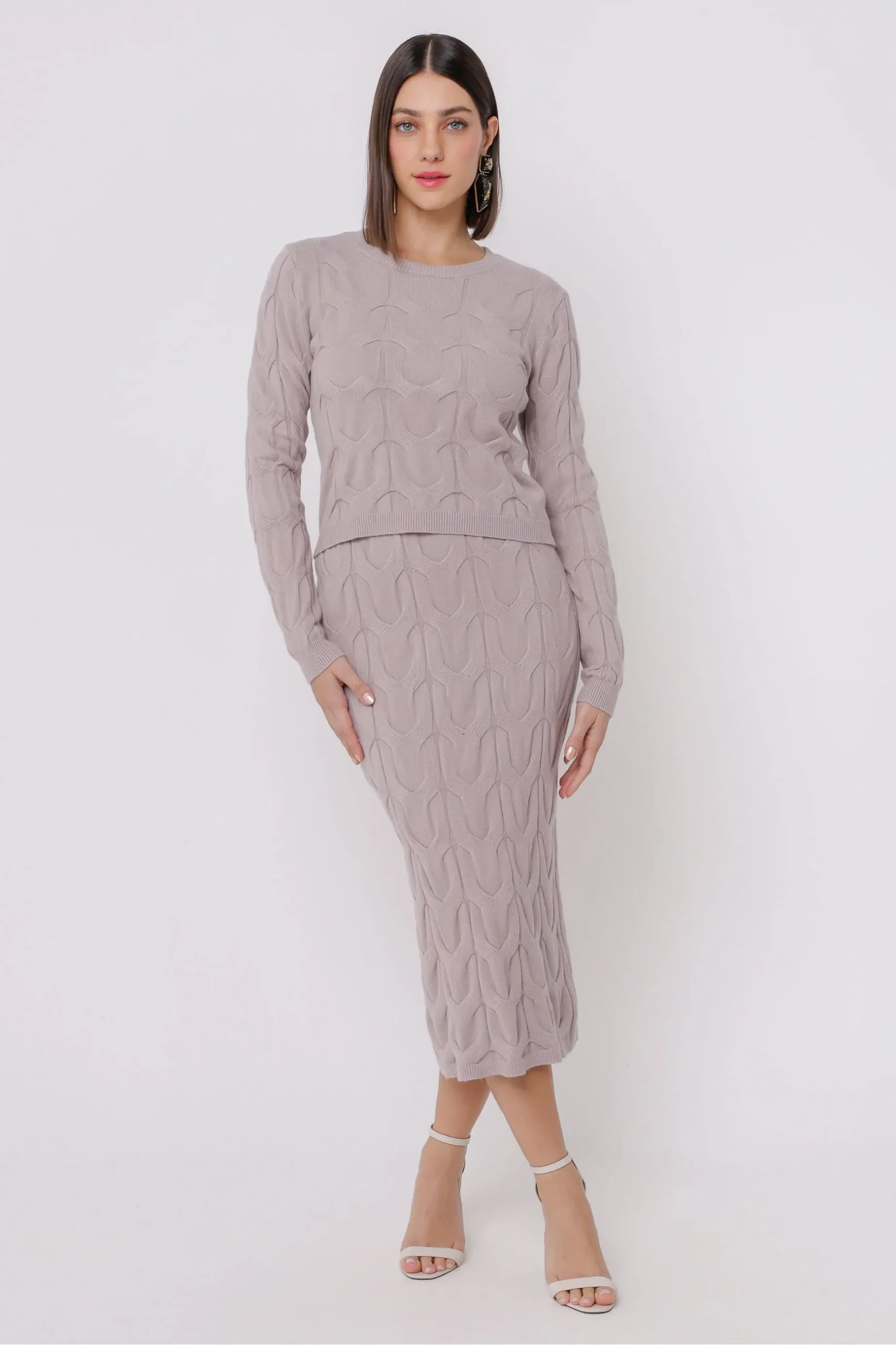 CONJUNTO TRICOT ONDAS FENDI