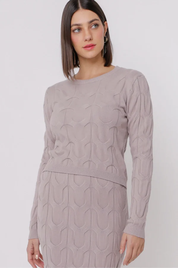 CONJUNTO TRICOT ONDAS FENDI - Imagem 2