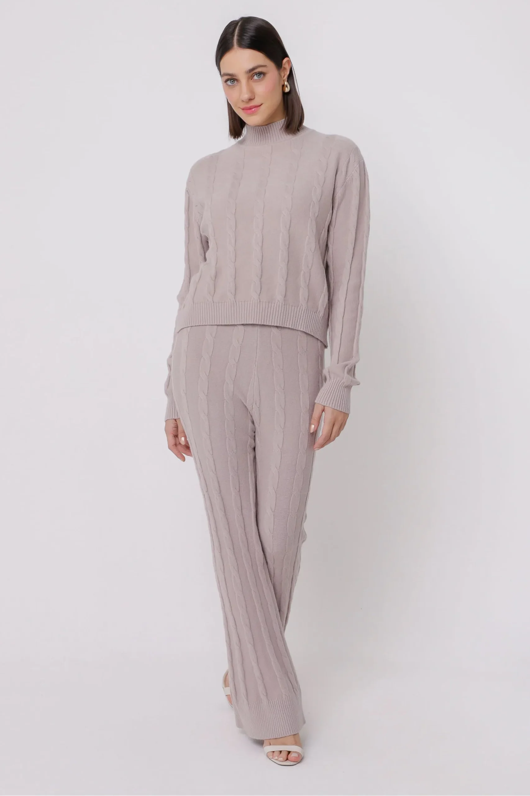 CONJUNTO TRICOT TRANÇADO FENDI