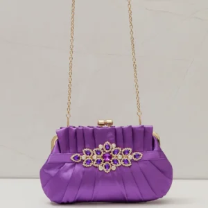 Bolsa Clutch Super Luxo ROXO