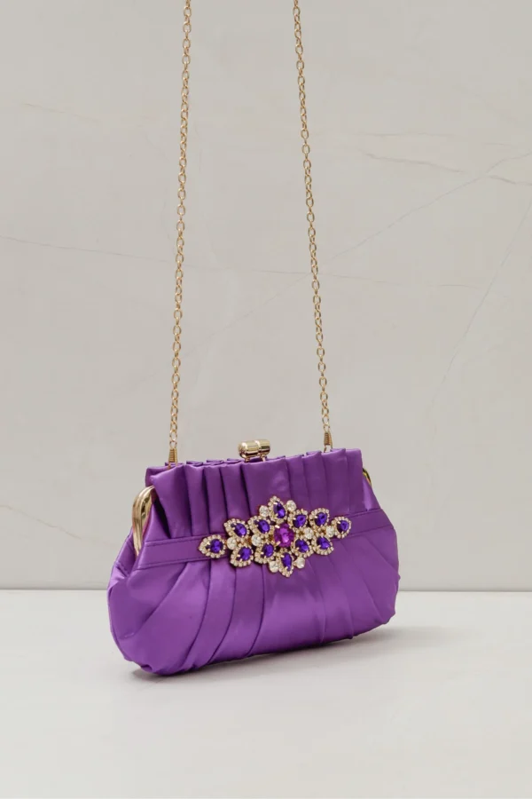 Bolsa Clutch Super Luxo ROXO - Imagem 2