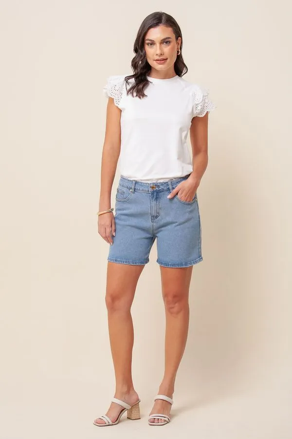 Short Básico Curto JEANS