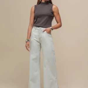 Calça Jeans Pantalona JEANS